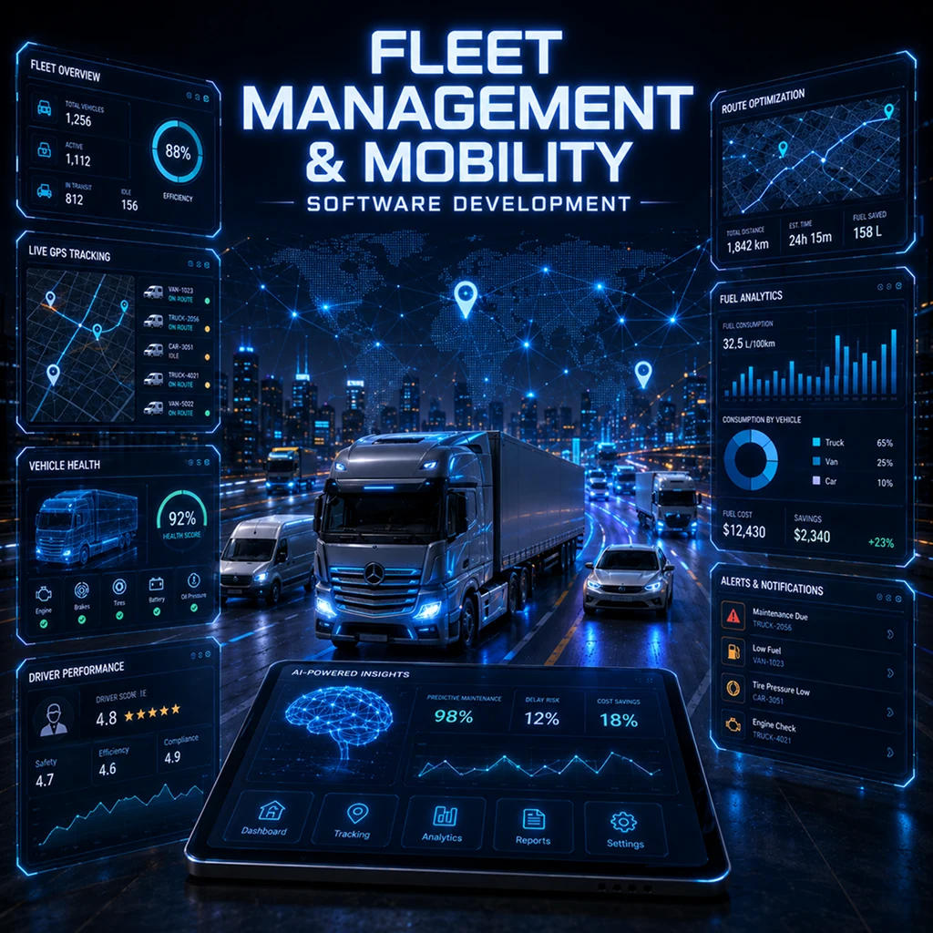 Fleet management and mobility software development solutions